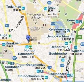 Googleマップで詳細地図をチェック